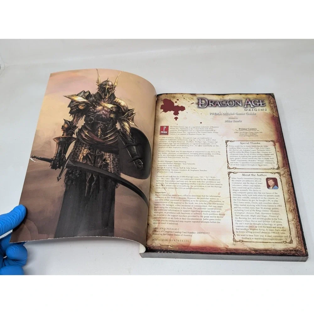 Prima Games‎ Strategy Guide Dragon Age Origins Maps Walkthroughs Bestiary